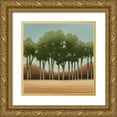 thumbnail image 1 of Harper, Ethan 20x20 Gold Ornate Wood Framed with Double Matting Museum Art Print Titled - Stand of Trees II, 1 of 4