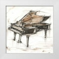 thumbnail image 1 of Harper, Ethan 20x20 White Modern Wood Framed Museum Art Print Titled - Grand Piano Study, 1 of 4
