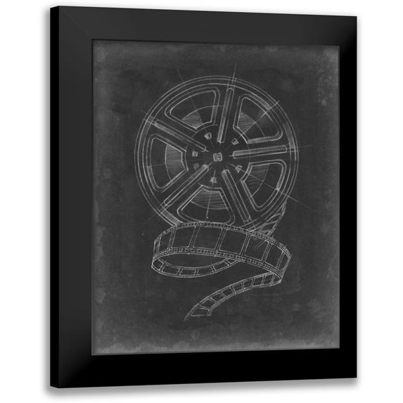 Harper, Ethan 20x24 Black Modern Framed Museum Art Print Titled - Film and Reel Blueprint II