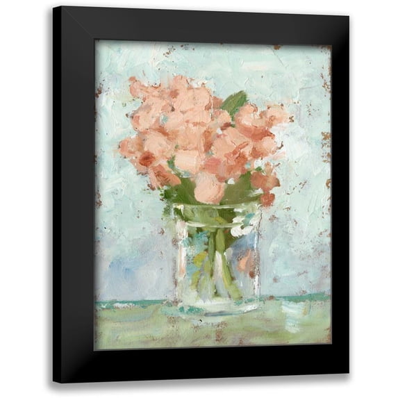 Harper, Ethan 20x24 Black Modern Framed Museum Art Print Titled - Impressionist Floral Study I