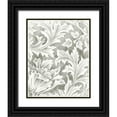 thumbnail image 1 of Harper, Ethan 20x24 Black Ornate Wood Framed with Double Matting Museum Art Print Titled - Floral Pattern Sketch II, 1 of 4