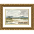 thumbnail image 1 of Harper, Ethan 24x17 Gold Ornate Wood Framed with Double Matting Museum Art Print Titled - Overcast Wetland I, 1 of 4