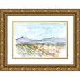 thumbnail image 1 of Harper, Ethan 24x17 Gold Ornate Wood Framed with Double Matting Museum Art Print Titled - Vibrant Watercolor IV, 1 of 4