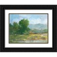 thumbnail image 1 of Harper, Ethan 24x19 Black Ornate Wood Framed with Double Matting Museum Art Print Titled - Mountain Backdrop II, 1 of 4