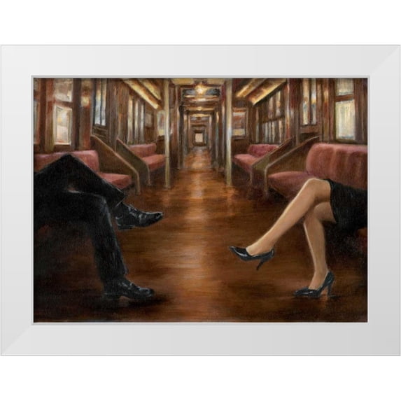 Harper, Ethan 24x19 White Modern Wood Framed Museum Art Print Titled - Last Stop