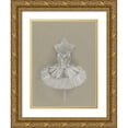thumbnail image 1 of Harper, Ethan 25x32 Gold Ornate Wood Framed with Double Matting Museum Art Print Titled - Ballet Dress I, 1 of 4