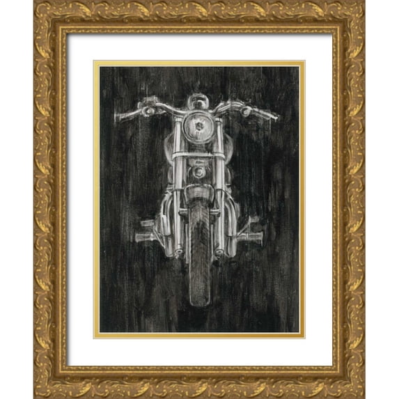 Harper, Ethan 25x32 Gold Ornate Wood Framed with Double Matting Museum Art Print Titled - Steel Horse II