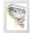 thumbnail image 1 of Harper, Ethan 25x32 White Modern Wood Framed Museum Art Print Titled - Architectural Watercolor Sketch IV, 1 of 4