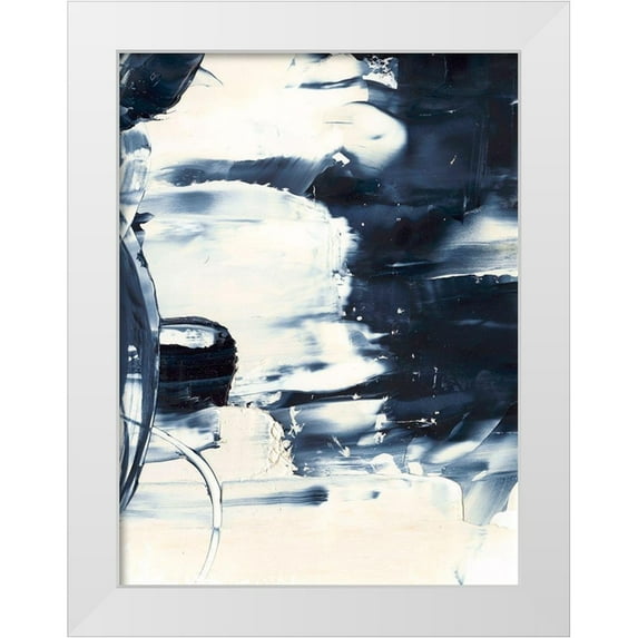 Harper, Ethan 25x32 White Modern Wood Framed Museum Art Print Titled - Wave Rider II