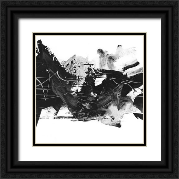 Harper, Ethan 26x26 Black Ornate Wood Framed with Double Matting Museum Art Print Titled - Make Some Noise I