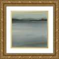 thumbnail image 1 of Harper, Ethan 26x26 Gold Ornate Wood Framed with Double Matting Museum Art Print Titled - Abstract Horizon V, 1 of 4