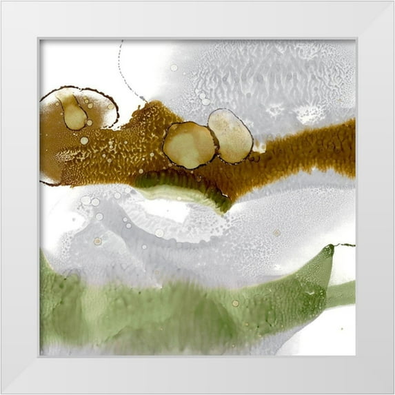 Harper, Ethan 26x26 White Modern Wood Framed Museum Art Print Titled - Gold Deposit I