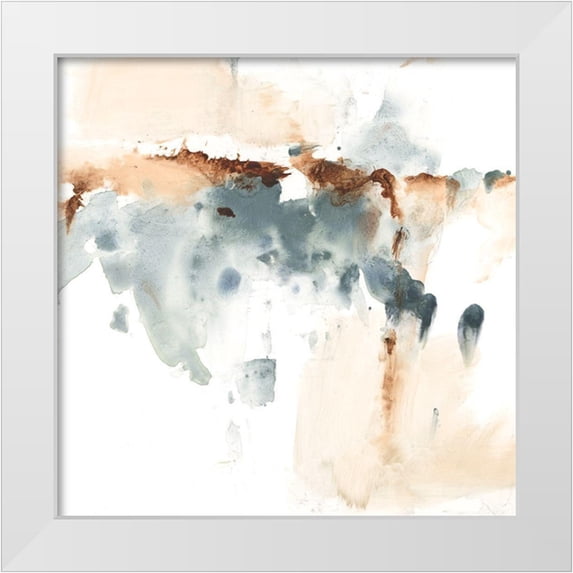 Harper, Ethan 26x26 White Modern Wood Framed Museum Art Print Titled - Oxide II
