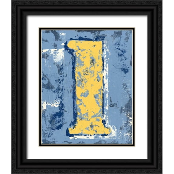 Harper, Ethan 26x32 Black Ornate Wood Framed with Double Matting Museum Art Print Titled - Vintage Numbers I