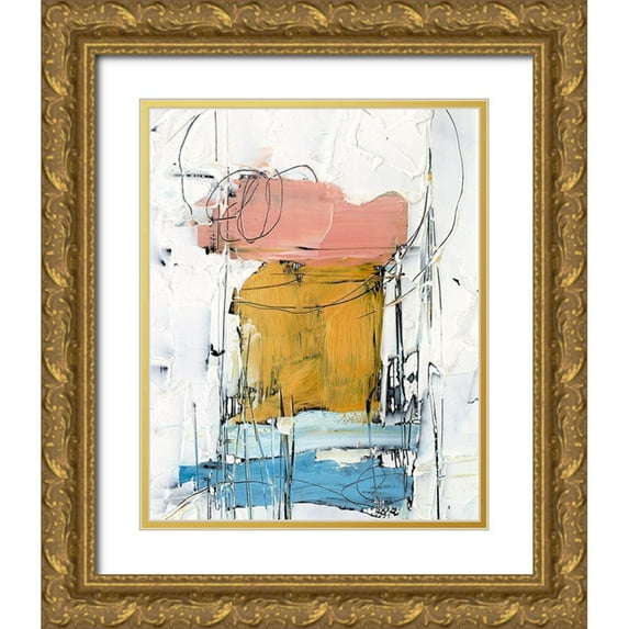Harper, Ethan 26x32 Gold Ornate Wood Framed with Double Matting Museum Art Print Titled - Stacked Together II