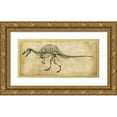 thumbnail image 1 of Harper, Ethan 32x17 Gold Ornate Wood Framed with Double Matting Museum Art Print Titled - Spinosaurus Study, 1 of 4