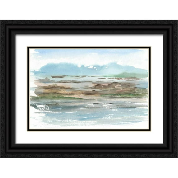 Harper, Ethan 32x23 Black Ornate Wood Framed with Double Matting Museum Art Print Titled - Impressionist View II