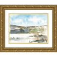 thumbnail image 1 of Harper, Ethan 32x25 Gold Ornate Wood Framed with Double Matting Museum Art Print Titled - Western Lake Study II, 1 of 4