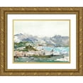 thumbnail image 1 of Harper, Ethan 32x25 Gold Ornate Wood Framed with Double Matting Museum Art Print Titled - Winter Cove I, 1 of 4