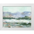 thumbnail image 1 of Harper, Ethan 32x25 White Modern Wood Framed Museum Art Print Titled - Pastel Mountain View II, 1 of 4