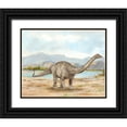 thumbnail image 1 of Harper, Ethan 32x26 Black Ornate Wood Framed with Double Matting Museum Art Print Titled - Dinosaur Illustration V, 1 of 4