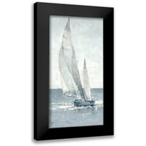 Harper, Ethan 9x14 Black Modern Framed Museum Art Print Titled - Grey Seas I