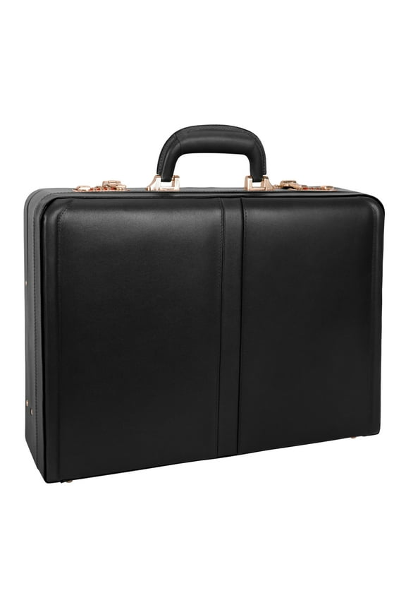 Harper Expandable Attache Case, Black