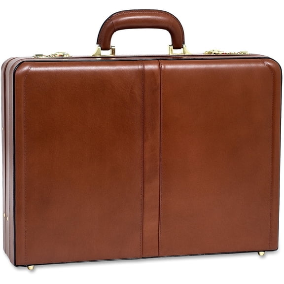 Harper Expandable Attache Case, Brown