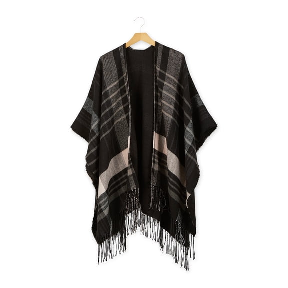 Harper Fringe Open Front Ruana