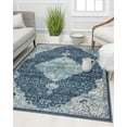 thumbnail image 1 of Harper HY50I Radiant Iris Transitional Vintage Area Rug, 5'x7', 1 of 5