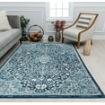 thumbnail image 1 of Harper HY50N Mozart Blue Abstract Vintage Blue Area Rug, 2'6" x 4', 1 of 5