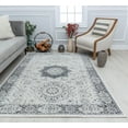 thumbnail image 1 of Harper HY60D Silver Song Abstract Vintage Gray Area Rug, 2'6" x 4', 1 of 5