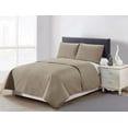 thumbnail image 1 of Harper Lane Carter Box Stitch 3-piece Quilt Set Taupe Full/Queen, 1 of 2