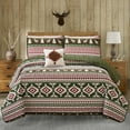 thumbnail image 1 of Harper Lane Deer Forest Reversible 3-piece Twin/Twin-XL Quilt Set, 1 of 4