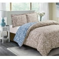 thumbnail image 1 of Harper Lane Payson Reversible 3-piece Duvet Cover Set, Tan, King, 1 of 3