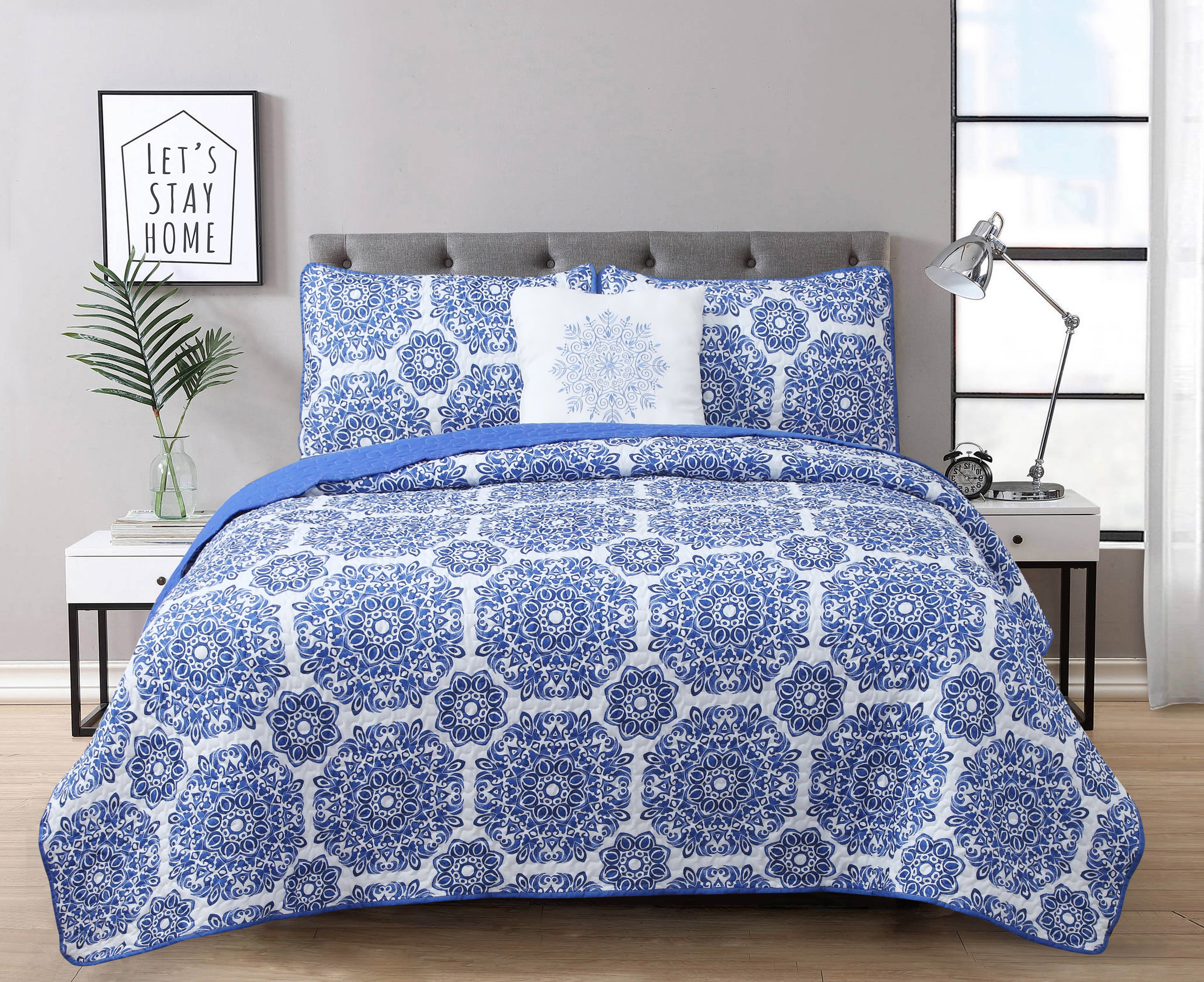 Briar 4-Piece Quilt Set Full/Queen