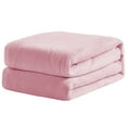 thumbnail image 1 of Harper Lane Velvet Plush Blanket Pink Full/Queen, 1 of 4