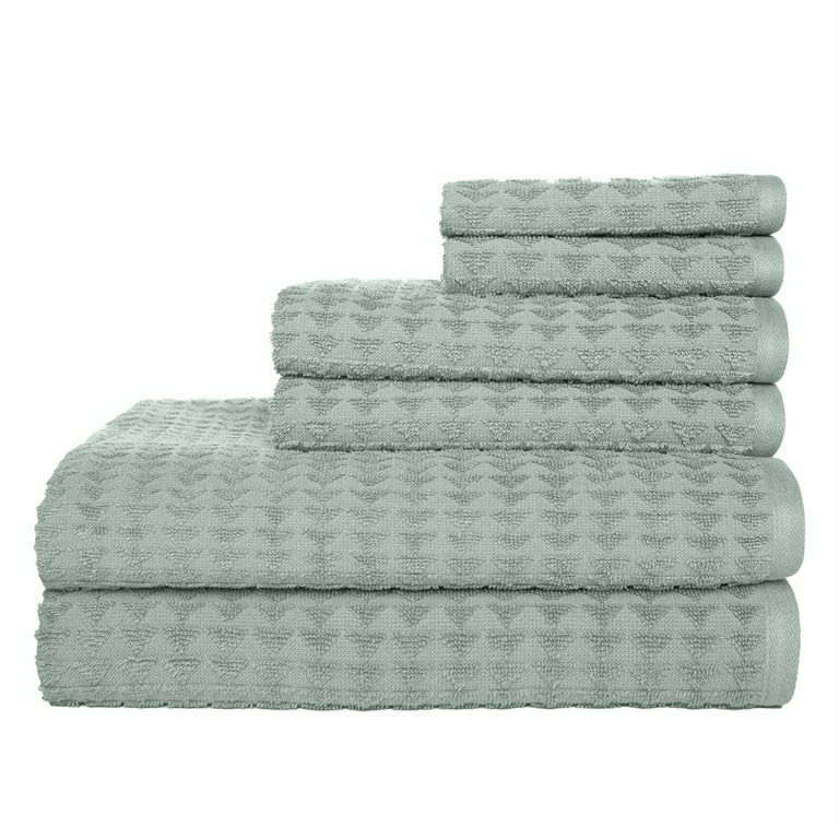 RiLEY Home Plush Towel Collection 100% Cotton Silver Bath Towel- 30×58