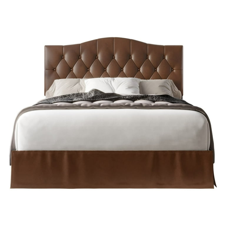 Harper Tufted Upholstered Platform Bed King Walmart