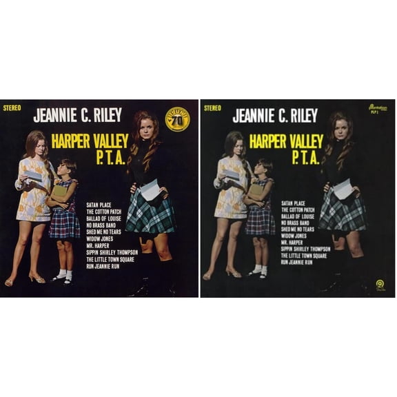 Harper Valley P.T.A. (Mono/Remastered 2022) & Harper Valley P.T.A. (Translucent Yellow LP Vinyl)