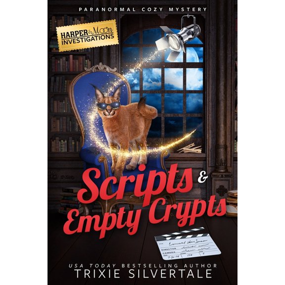 Harper and Moon Investigations Scripts and Empty Crypts: Paranormal Cozy Mystery, Book 7, (Paperback)