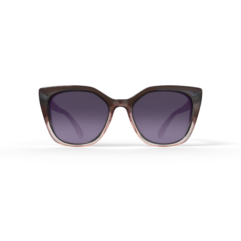 Ombre Fashion Sunglasses for Women Trendy Ombre Sunglasses: Pink & Blue Rimless Fashion  main image 2