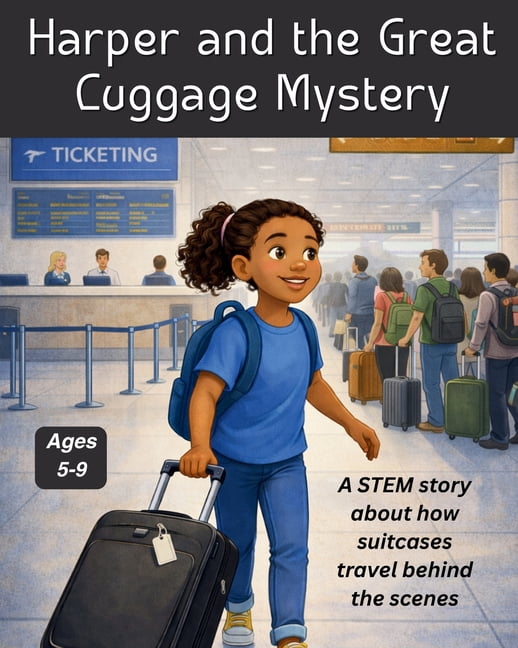 Harper and the Great Luggage Mystery: A STEM story about how suitcases travel behind the scenes, (Paperback)