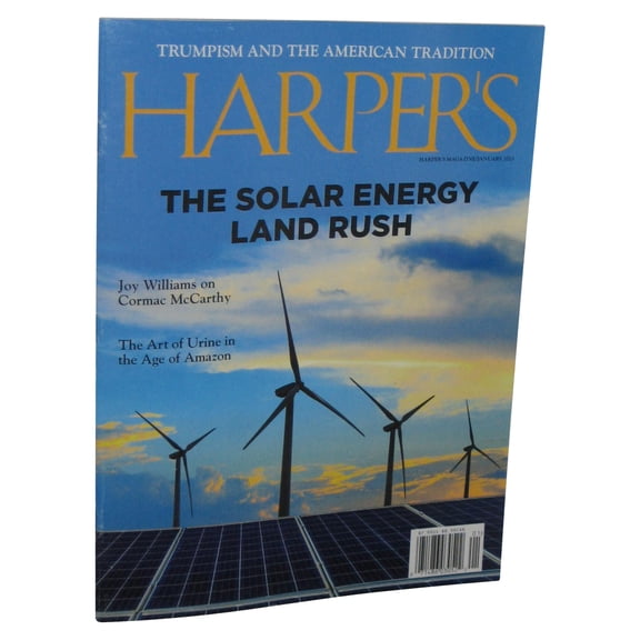Harper's The Solar Energy Land Rush January 2023 Magazine Book
