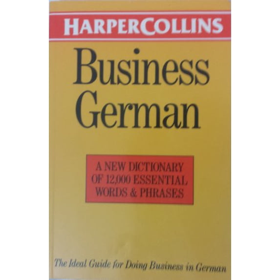 Pre-Owned HarperCollins Business German Dictionary (Collins Gem) Paperback