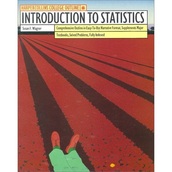 Pre-Owned HarperCollins College Outline Introduction to Statistics (Paperback) by Susan F Wagner