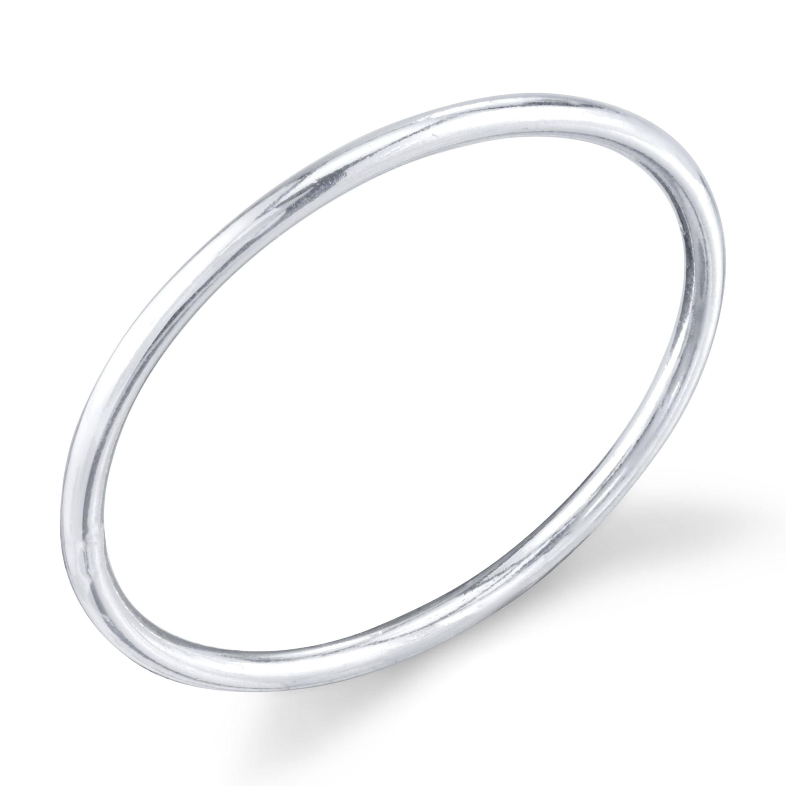 Minimalist Stackable Rings HarperCrown Minimalist Stacking Ring - 925 Sterling Silver - Walmart.com