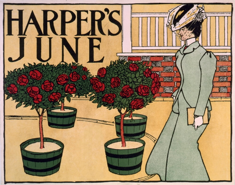Harpers June 1899 Canvas Art - Edward Penfield (18 x 24)