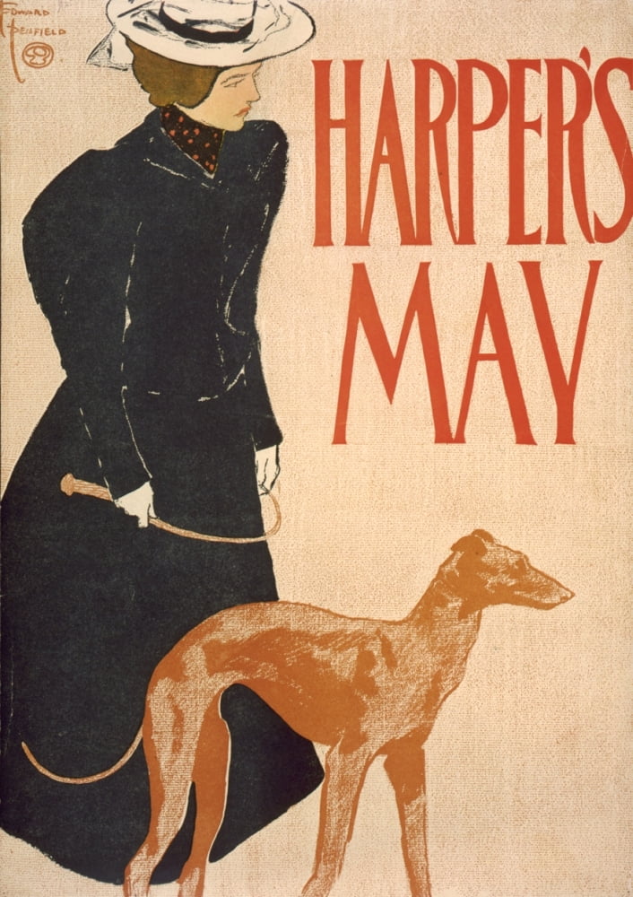 Harpers May 1897 Canvas Art - Edward Penfield (24 x 36)