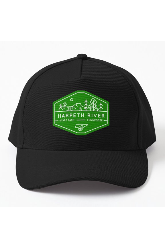 Harpeth River State Park Baseball Cap, Outdoor Badge Logo Graphic Design, Classic Hat